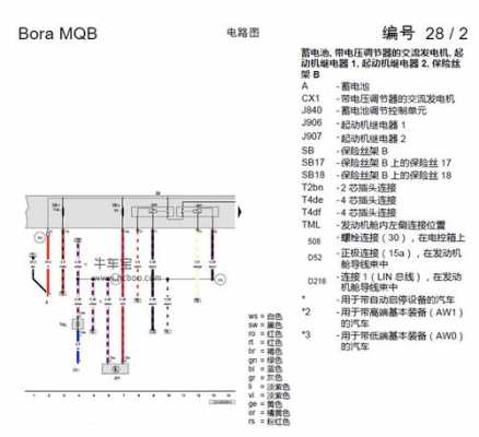 新宝来启动机在什么位置（大众新宝来启动系电路图）-图2