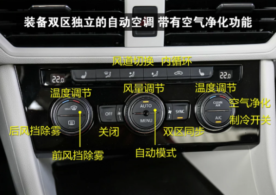 新宝来空调温度调节按钮（新宝来空调温度调节按钮怎么用）-图2