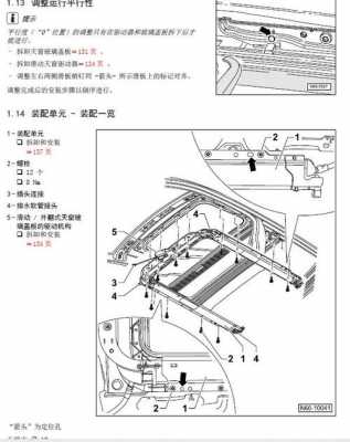 新宝来天窗结构图（新宝来天窗结构图解）-图1