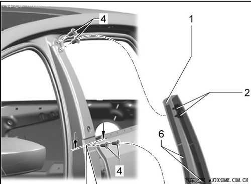新宝来b柱拆卸（大众宝来b柱怎么拆视频）-图1