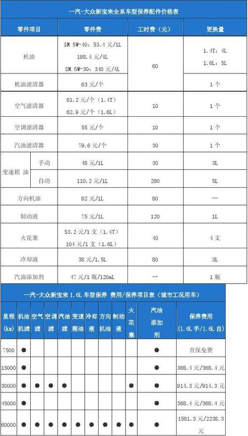 长春新宝来首保（新宝来首保做哪些项目）-图1